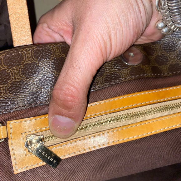 Authentic Celine arc de triumph macademia shoulder tote bag - Picture 8 of 10